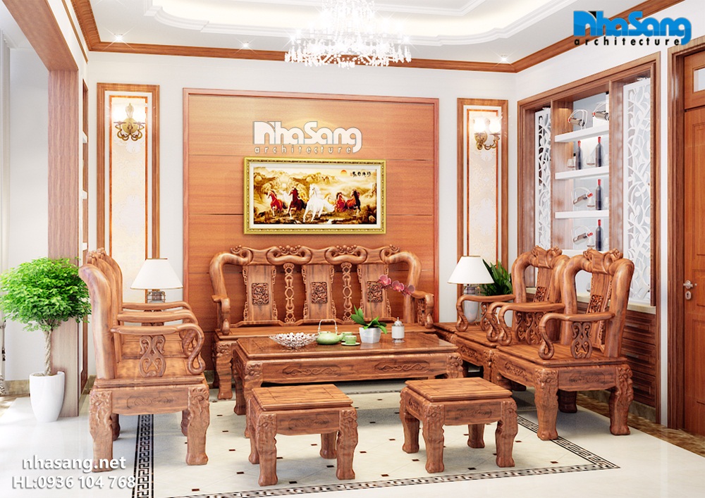 thiết kế nội thất phòng khách hiện đại